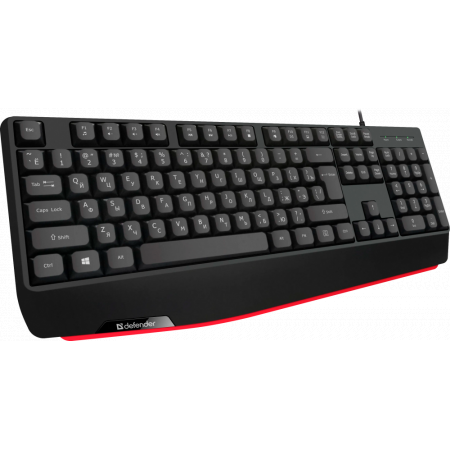 Клавиатура DEFENDER ATOM HB-546 RU BLACK 45546 1.8M, фото , изображение 2