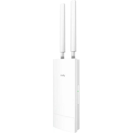 Точка доступа AX3000 High Power WiFi 6 Gigabit Outdoor Access Point, 2402Mbps at 5GHz + 574Mbps at 2.4GHz, 1 x Gigabit RJ45, 2 Detachable Antennas, 802.3at/802.3af PoE or 48V passive PoE, IP65 Waterproof, lightning protection, 48V passive PoE adapter incl, фото , изображение 2