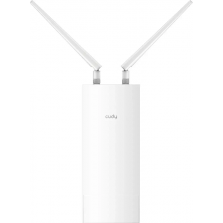 Точка доступа AX3000 High Power WiFi 6 Gigabit Outdoor Access Point, 2402Mbps at 5GHz + 574Mbps at 2.4GHz, 1 x Gigabit RJ45, 2 Detachable Antennas, 802.3at/802.3af PoE or 48V passive PoE, IP65 Waterproof, lightning protection, 48V passive PoE adapter incl, фото 