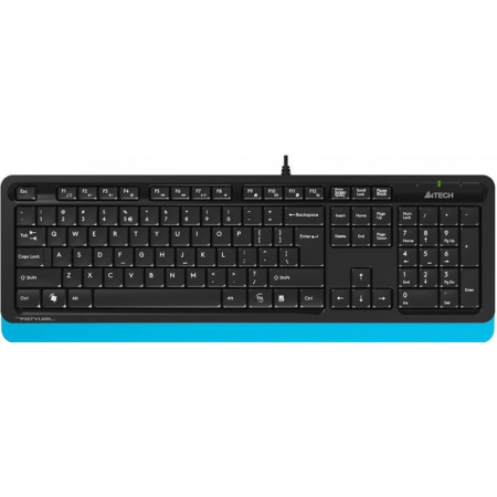 Клавиатура + мышь A4Tech Fstyler F1010 Black/Blue, фото , изображение 2