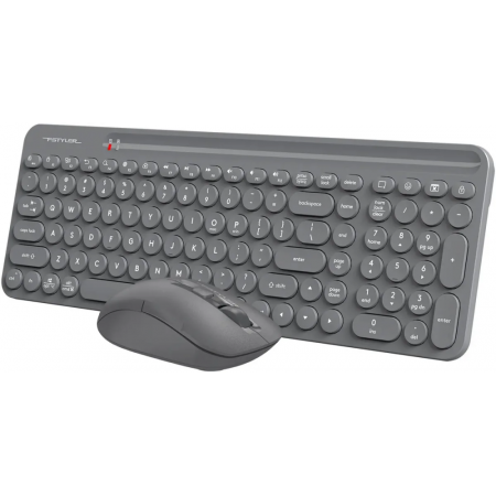 Клавиатура + мышь A4Tech Fstyler FG3300 Air2 клав:серый мышь:серый USB беспроводная slim Multimedia, фото , изображение 4