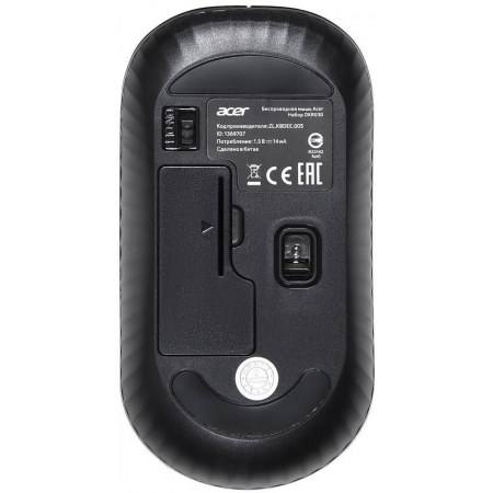 Комплект клавиатура и мышь Acer OKR030 [ZL.KBDEE.005]  Combo wilreless USB  slim black, фото , изображение 5