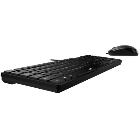 Комплект проводной Genius SlimStar C126 клавиатура+мышь, USB. Цвет: черный, фото , изображение 2
