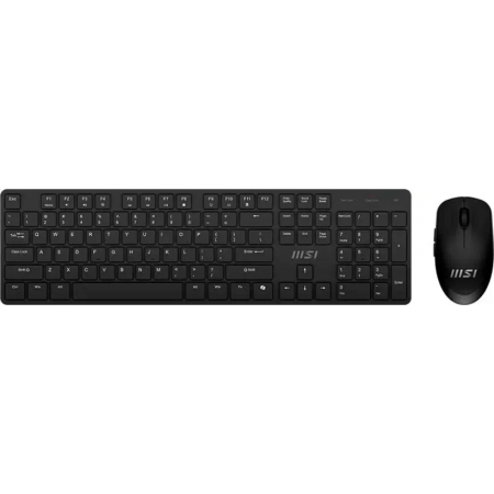 Клавиатура + мышь MSI FORGE K200 W COMBO MS-8ZA4 клав:черный мышь:черный беспроводная (S11-43RU304-Y92), фото 