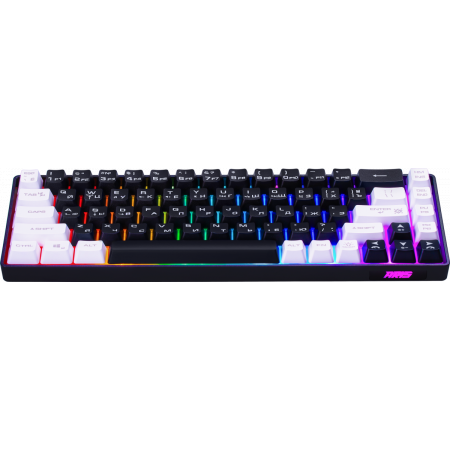 Игровая клавиатура проводная Defender Aris GK-349 RU,черн/бел,68кн+FN,радуж,1.5м, фото , изображение 2