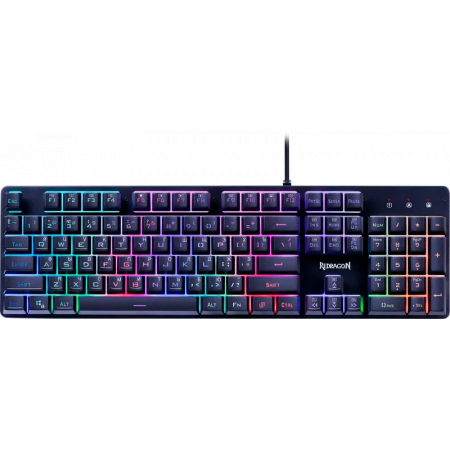 Gроводная игровая клавиатура Redragon Nagato RU, RGB, черный, 25 anti-ghost, мемб., фото 