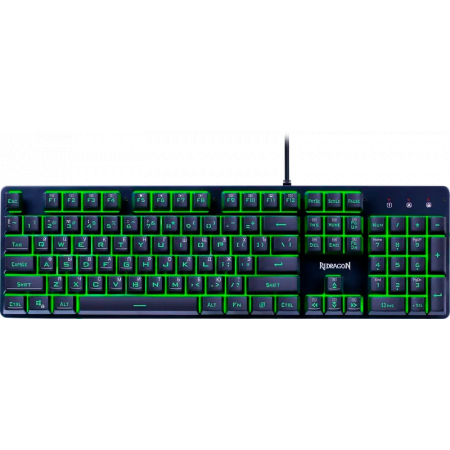Gроводная игровая клавиатура Redragon Nagato RU, RGB, черный, 25 anti-ghost, мемб., фото , изображение 2
