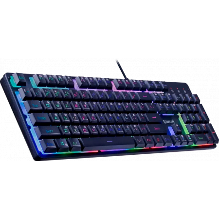 Gроводная игровая клавиатура Redragon Nagato RU, RGB, черный, 25 anti-ghost, мемб., фото , изображение 3