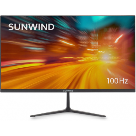 Монитор 21.5 SunWind SM-22FV222 VA 1920x1080 100Hz 5ms HDMI 250cd 178гр/178гр FreeSync VGA HDMI, фото 