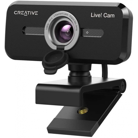 Камера Web Creative Live! Cam SYNC 1080P V2 черный 2Mpix (1920x1080) USB2.0 с микрофоном, фото , изображение 2