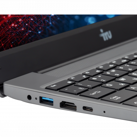 Ноутбук IRU Tactio 14RLH серый Ryzen 5 7430U 8Gb SSD512Gb AMD Radeon Graphics 14" IPS FHD (1920x1080) Windows 11 Pro 64 WiFi BT Cam 4000mAh (2084798), фото , изображение 5