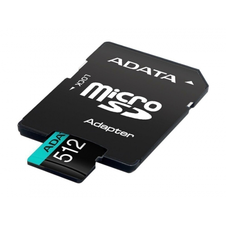 Карта памяти MICRO SDXC 512GB W/AD. AUSDX512GUI3V30SA2-RA1 ADATA, фото , изображение 3