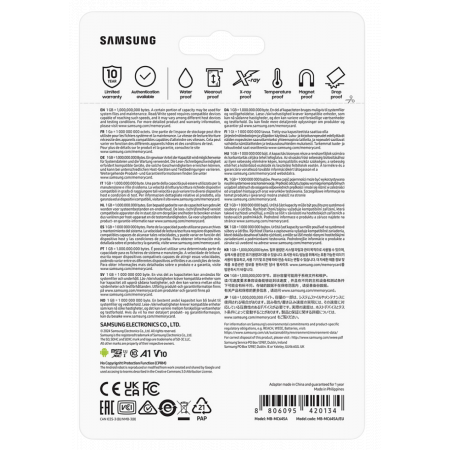 Флеш карта microSDXC 64GB Samsung MB-MC64SA EVO Plus + adapter, фото , изображение 4