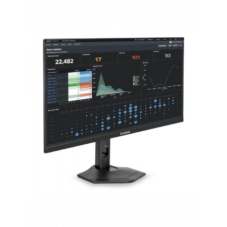 Монитор с аудио 27" 100 Гц ExeGate SuperView EH2700TA (IPS LED Grade A+, FHD, 1920x1080@100Гц, 16:9, 250cd/m2, 1300:1, 178°/178°, 3-5ms, Speakers, D-Sub, HDMI, DisplayPort, Flicker-free, FreeSync, Low Blue Light, кабель HDMI 1.5м, VESA 100x100, регулировк, фото 