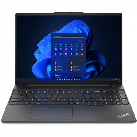Ноутбук Lenovo ThinkPad E16 G2 Ryzen 7 7735HS 32Gb SSD512Gb AMD Radeon 680M 16" IPS WUXGA (1920x1200) Windows 11 Pro черный WiFi BT Cam (21M5S0JK00_32G), фото 