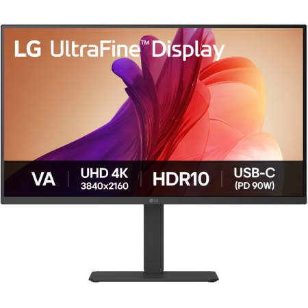 Монитор 32" LG 32U720A-B 31.5" VA monitor, 3840x2160, 250cd/m2, 16:9, 5мс (GtG), HDMIx2, DP, USB C (90W), USB 3.0x2, Speakers, 60Hz, 178/178, внешний БП, VESA 100x100, HAS 130mm, black, фото 