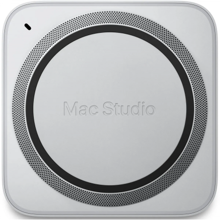 Компьютер Apple Mac studio A2901 M2 Ultra 24 core (3.5) 64Gb SSD1Tb 60 core GPU CR macOS 10GbEth WiFi BT серебристый (MQH63HN/A), фото , изображение 2