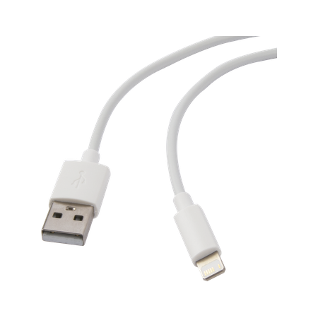 Кабель Baseus Simple Wisdom Kit TZCALZJ-02, USB - Lightning 2.4A 1.5м белый 2шт., фото 