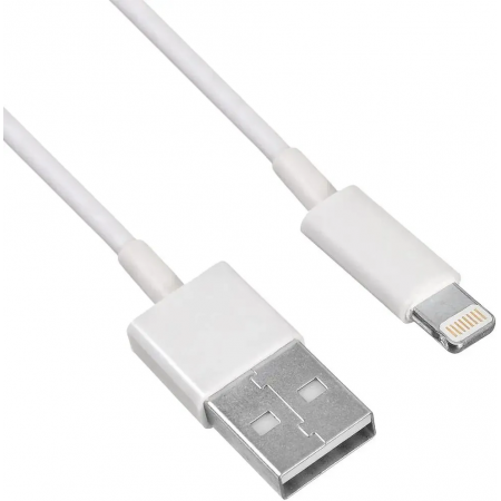 Кабель KingPrice KP-USBAL-1.5m USB (m)-Lightning (m) 1.5м белый, фото 