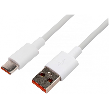 Кабель USB2.0 Cablexpert CC-USB2-AMCM-66W-1.8M-W,  AM/Type-C, 6A, 66Вт, QC3.0, 1.8м, медь, белый, пакет, фото , изображение 2