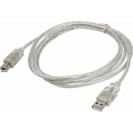 Кабель USB2.0 Buro USB2.0-AM/BM-3-TRANS USB A (m)/USB B (m) 3м, фото 