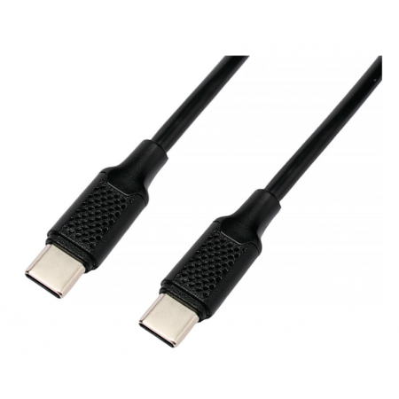 Кабель USB2.0 Cablexpert CC-USB2-CMCM-60-1.8M, Type-C/Type-C, 3A, 60Вт, PD/QC3.0, медь, 1.8м, черный, пакет, фото 