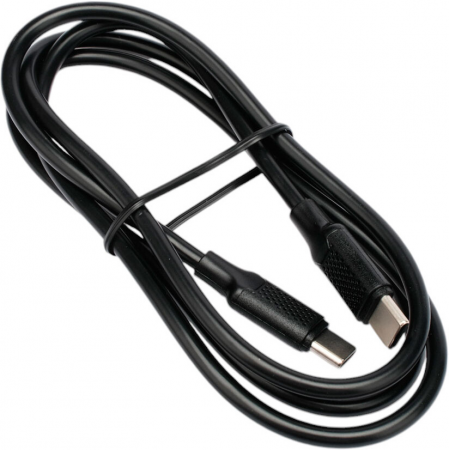 Кабель USB2.0 Cablexpert ССP-USB2.0-240W-1M Type-C/Type-C, 5А, 240Вт, PD3.1/QC4.0, медь, алюминиевые коннекторы, оплетка, 1м, черный, пакет, фото , изображение 2