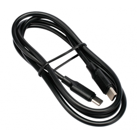 Кабель USB2.0 Cablexpert СС-USB2.0-240W-1M Type-C/Type-C, 5А, 240Вт, PD3.1/QC4.0, медь, 1м, черный, пакет, фото 