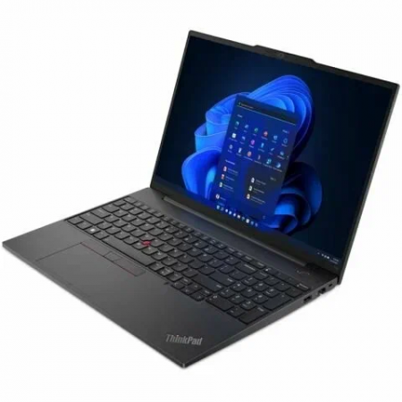 Ноутбук Lenovo ThinkPad E16 Gen 2 AMD Ryzen 5 7535HS 3300MHz/16"/1920x1200/16GB/512GB SSD/AMD Radeon 660M/Wi-Fi/Bluetooth/Windows 11 Pro (21M5S0J500_Win11P) Black, фото , изображение 2