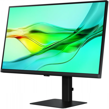 Монитор Samsung S24D604UAU 24 LCD IPS monitor, 2560x1440, 5(GtG)ms, 350 cd/m2, 100Hz, MEGA DCR (static 1000:1), 178°(V)/178°(H), DP (IN); DP (OUT); HDMI; USB-C (90 Вт), USB 3.0x3Hub; HAS, VESA 100x100 mm, внутренний БП, black, фото , изображение 3
