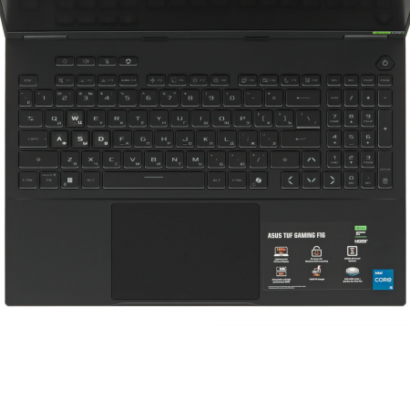 Ноутбук 16" ASUS TUF Gaming F16 FX608JM-RV048 Core i5-13450HX/16Gb/SSD512Gb/RTX5060/1920x1200/NoOS/g, фото , изображение 8