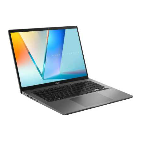 Ноутбук Asus VivoBook S14 S3407CA-LY134 Core Ultra 7 255H 32Gb SSD1Tb Intel Graphics 14" IPS WUXGA (1920x1200) без ОС grey WiFi BT Cam (90NB16J2-M00A30), фото , изображение 2