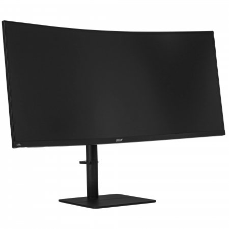 Монитор Монитор/ Acer CZ342CURVbmiphuzx 34'', ZeroFrame, Curved 1000R, Black, 21:9, VA, 3440x1440, 0,5ms, 300cd, 180Hz, HDMI(2.0), DP(1.4), Type-C(65W), USB2.0, USB-B (2up 2down), Speakers 3Wx2, FreeSync Premium, HDR 10, hadj 110, Vesa:100x100, фото , изображение 2