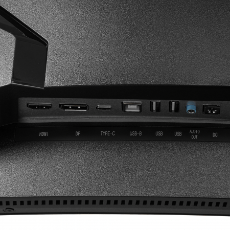 Монитор Монитор/ Acer CZ342CURVbmiphuzx 34'', ZeroFrame, Curved 1000R, Black, 21:9, VA, 3440x1440, 0,5ms, 300cd, 180Hz, HDMI(2.0), DP(1.4), Type-C(65W), USB2.0, USB-B (2up 2down), Speakers 3Wx2, FreeSync Premium, HDR 10, hadj 110, Vesa:100x100, фото , изображение 7