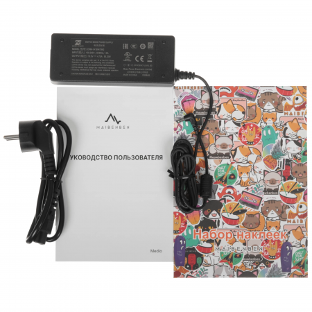 Ноутбук Maibenben M645 16" FHD IPS 165Hz, AMD R5-4600H, 8Gb, 256Gb SSD, Linux, синий (мышка + коврик), фото , изображение 16