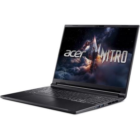 Ноутбук Acer Nitro V 16 ANV16-42-R96P Ryzen 7 260 16Gb SSD512Gb NVIDIA GeForce RTX5050 8Gb 16" IPS WQXGA (2560x1600) Windows 11 black WiFi BT Cam (NH.U2NAA.003), фото , изображение 2