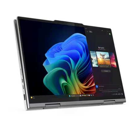 Ноутбук Lenovo ThinkPad X1 2-in1 G10 Aura Edition, 14" (1920x1200) Touch 100%sRGB 500 nits, U7-258V, 32GB, 1TB SSD, Intel Arc Graphics, 1080P FHD RGB+IR, Intel® Wi-Fi 7 BE201 2x2 BE vPro & BT 5.4, Lenovo Yoga Pen, 57Wh, BKLT KB ENG, W11 Pro, 1Y, Grеy, фото , изображение 8