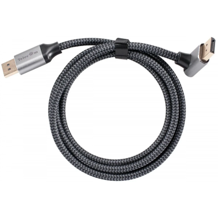 Кабель соединительный DP-DP 1.4V 8K@60Hz R-Angle 1.5м, медь, Telecom Pro , фото , изображение 3