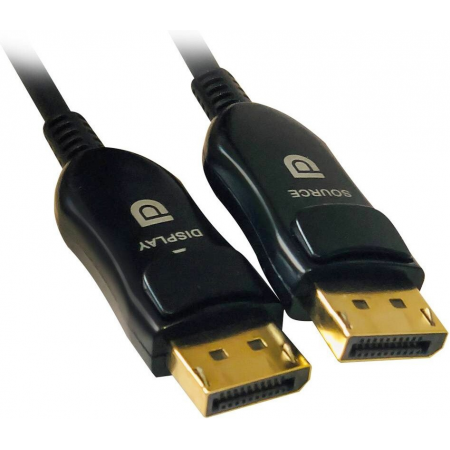 Кабель аудио-видео Digma 1.4v AOC DisplayPort (m)/DisplayPort (m) 10м. Позолоченные контакты черный (BHP DP 1.4-10), фото , изображение 2
