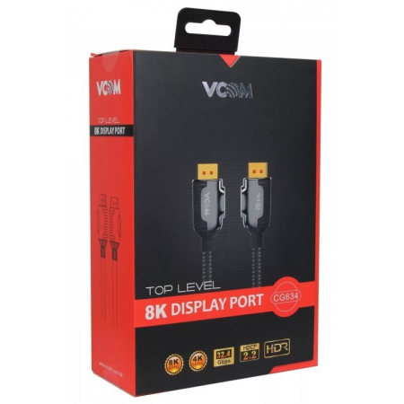 Кабель соединительный VCOM CG634-2M DISPLAY PORT v1.4, 8K@60Hz, 2m, фото , изображение 2