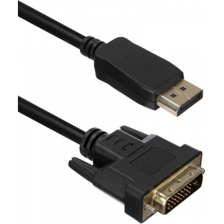 Кабель ACD-DDIM2-30B ACD-DDIM2-30B DisplayPort 1.2, DP-DVI, Golden Plated, 20m/25m, черный, 3м (742484), фото 