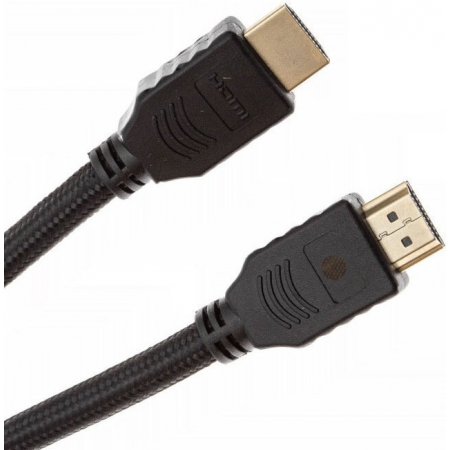 Кабель аудио-видео Cactus CS-HDMI.1.4-1.5 HDMI (m)/HDMI (m) 1.5м. Позолоченные контакты черный, фото 