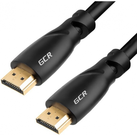 Кабель Greenconnect Premium 10.0m HDMI версия 2.0, HDR Ultra HD 4K60 Hz/ 5K30Hz, 3D, Ethernet 18.0 Гбит/с, OD8.0mm, 28/26 AWG, черный, GCR-HM312-10.0m, фото 