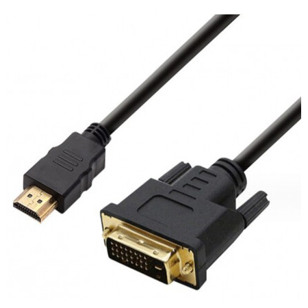 Кабель-адаптер KS-is KS-468L1-2 HDMI 19M - DVI 25M 2м, фото 