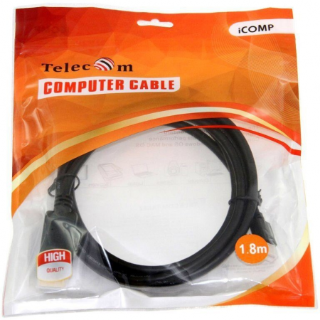 Кабель-переходник Telecom (TA682-1.8M) 4K*60Hz 1.2V Mini DisplayPort M  Display Port M 1,8м [6926123463314], фото , изображение 3