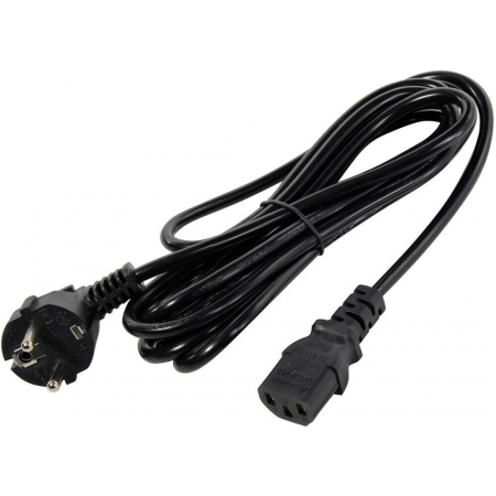 Кабель питания 5bites PC205-18A IEC-320-C13 / CEE 7/7 SHCUKO / 220V / 3G*0.50MM / 1.8M, фото 