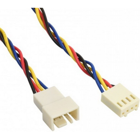 Кабель ACD-0296L, 23cm 4-Pin to 4-Pin Fan Extension Cord (аналог CBL-0296L), фото , изображение 2