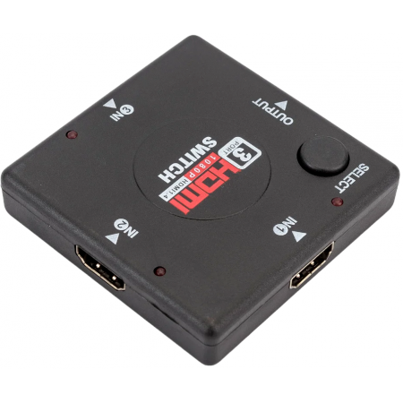 Переключатель гнездо HDMI на 3 гнезда HDMI, без питания, пластик  REXANT, фото , изображение 2