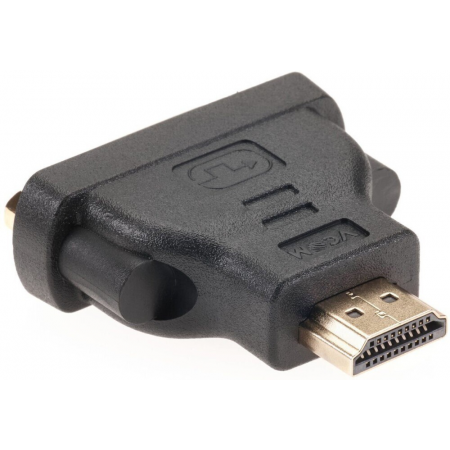 Переходник HDMI/DVI-D 19M/25F  VCOM позолоченные контакты, VAD7819, фото , изображение 2