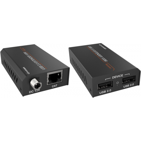Комплект удлинителя сигнала Infobit [iTrans USB2-TR100] USB 2.0 до 100 метров, фото , изображение 3